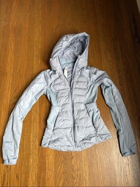 Lululemon Down For It All Jacket Full Zip Hood Size 4